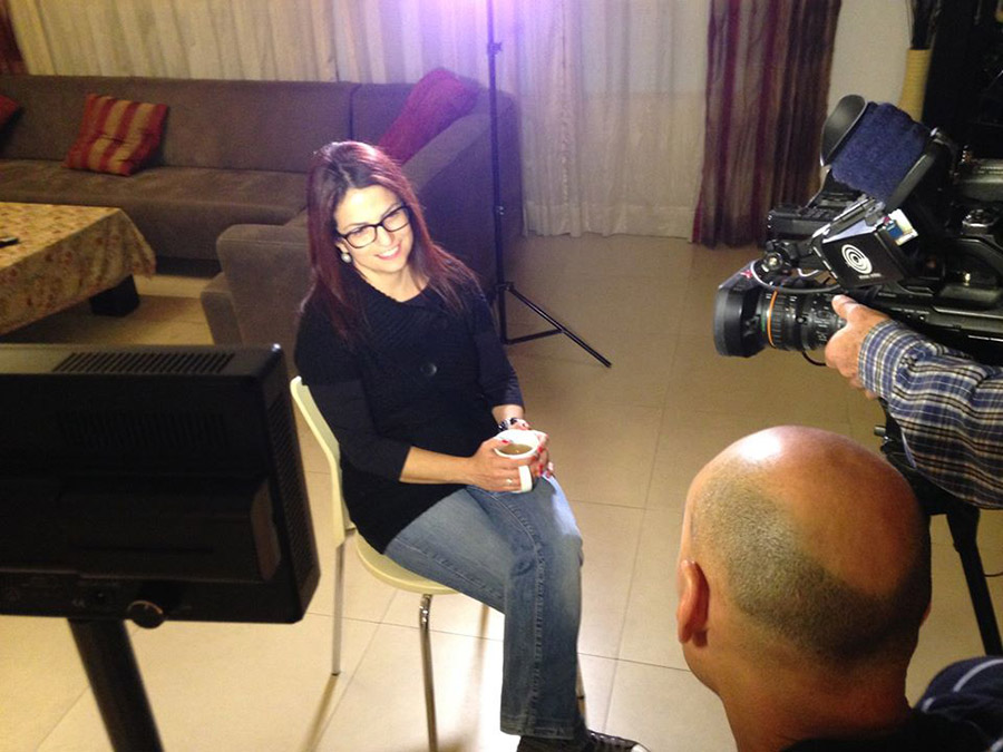 ערוץ 11 אמיר גרא מראיין את אפרת דודיאן על חשיבה חיובית